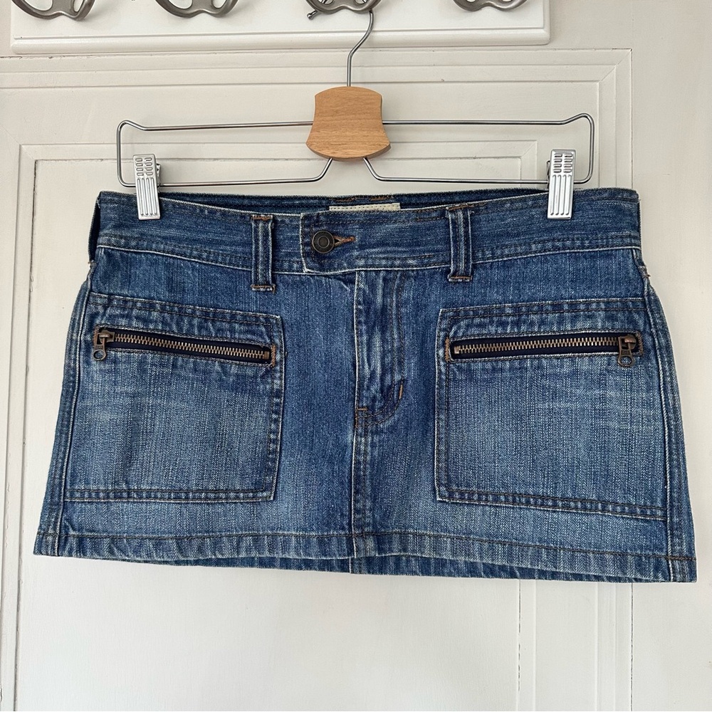 Abercrombie and fitch mini denim skirt